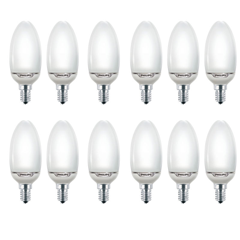 لامپ کم مصرف 8 وات فیلیپس مدل Ambiance پایه E14 بسته 12 عددی