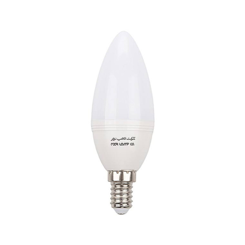 لامپ ال ای دی شمعی 6 وات لامپ نور مدل PS پایه E14