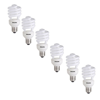 لامپ کم مصرف 20 وات فیلیپس مدل HALF SPIRAL پایه E27 بسته 6 عددی
