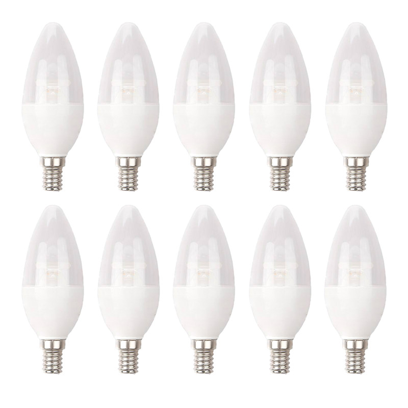 لامپ ال ای دی 6 وات لامپ نور مدل CA-CL پایه E14 بسته 10 عددی