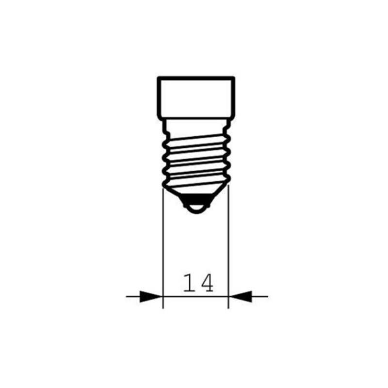لامپ کم مصرف 12 وات فیلیپس مدل TORNADO پایه E14 بسته 6 عددی