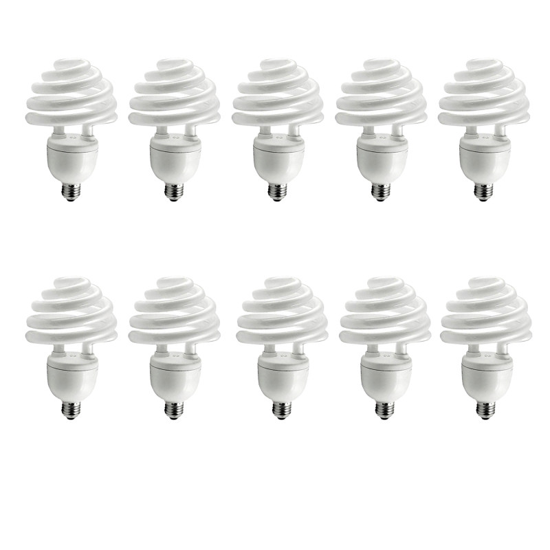 لامپ کم مصرف 15 وات رنگین لایت مدل CH پایه E27 بسته 10 عددی