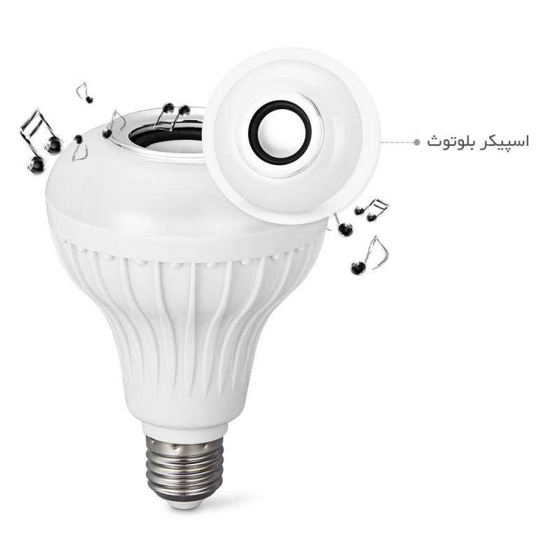 لامپ و اسپیکر هوشمند مدل MUSIC-LED
